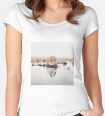 Countryside, Lakes & Forest C138 Women's Fitted Scoop T-Shirt
