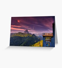 sun down Greeting Card