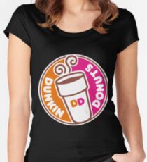 Camiseta entallada de cuello ancho dona D