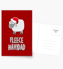 Fleece Navidad Postcards