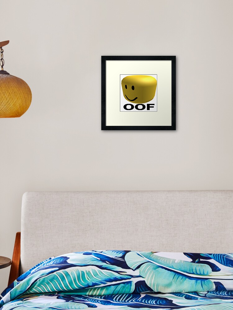 Roblox Death Sound Framed Art Print - roblox death sound canvas print