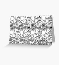 Monochrome Series - Carnival Greeting Card