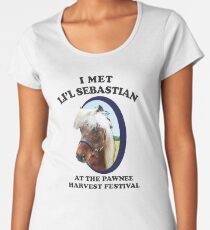 I met Li'l Sebastian at the Pawnee Harvest Festival Women's Premium T-Shirt