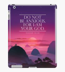 JAHRTEXT 2019 (Purple Sunset) iPad-Hülle & Klebefolie