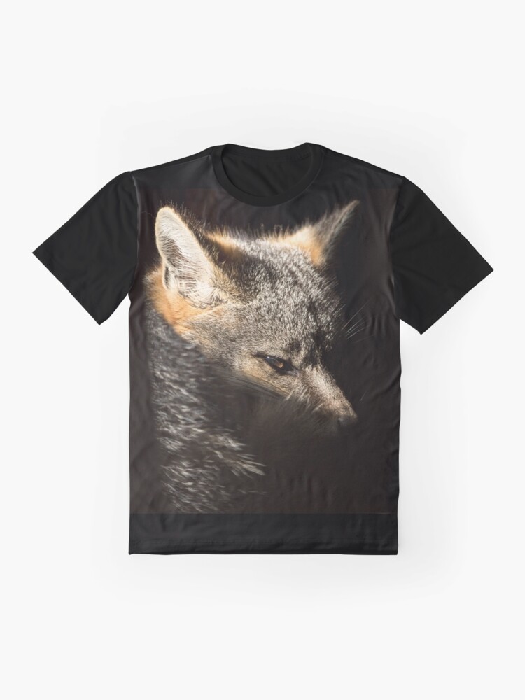 Alternate view of Fox in a sunbeam Graphic T-Shirt