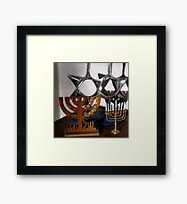 Happy Hanukkah Framed Print