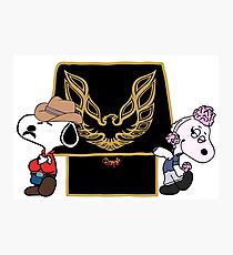 Snoopy the Bandit Photographic Print