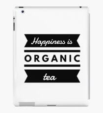 Organic Tea Lover Funny Gift Idea iPad Case/Skin