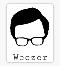 Weezer cut out Sticker