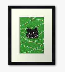 Merry Catmas! Framed Print