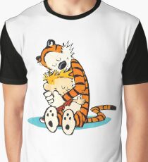 calvin and hobbes Hug Graphic T-Shirt