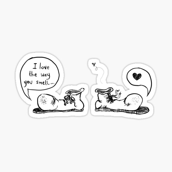 True Love relationships Anniversary Gift Surreal Cartoon Sticker