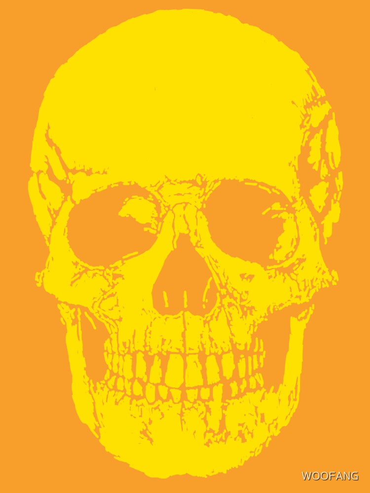 "YELLOW SKULL" Tshirt by WOOFANG Redbubble