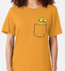 Adventure Time Pocket Jake Slim Fit T-Shirt