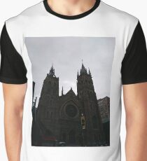 St. James United Church, Montreal, #chessproblem #chess #problem #playchess #chesspiece #chessset #chessmaster #chinesechess #chesstournament #gameofchess #chessboard #competition #sport #wood #vector Graphic T-Shirt
