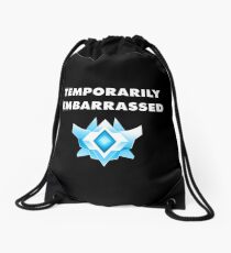 Rocket league grand champion, temporarily embarrassed Drawstring Bag