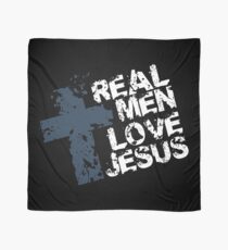 Echte Männer lieben Jesus Tuch