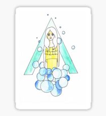 A for Allie Sticker