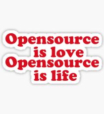 opensource Sticker