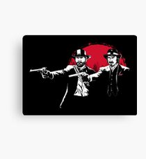 Red Dead Fiction Canvas Print