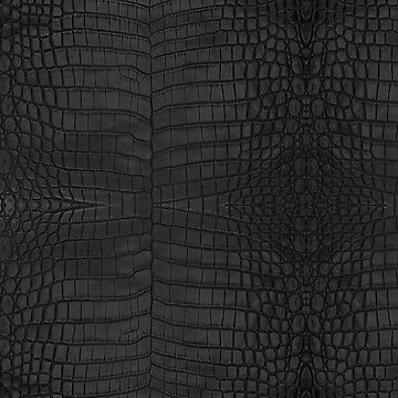 Black Crocodile Leather Print Wallpaper by Looly Elzayat