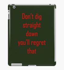 Minecraft Saying iPad Case/Skin