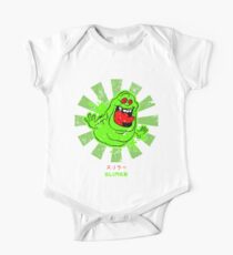 Slimer Retro Japanese Ghostbusters One Piece - Short Sleeve