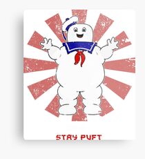 Stay Puft Retro Japanese Ghostbusters Metal Print
