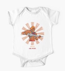 Er Mann Retro Japaner Baby Body Kurzarm