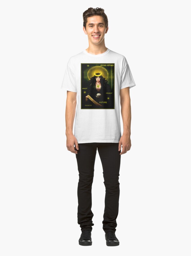 Alternate view of PSYCHIC FORTUNES: Vintage Fortune Teller Print Classic T-Shirt