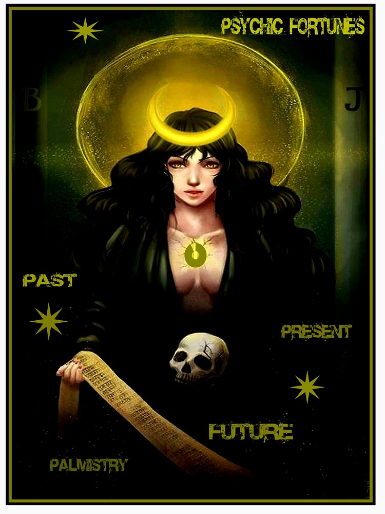 PSYCHIC FORTUNES: Vintage Fortune Teller Print by posterbobs