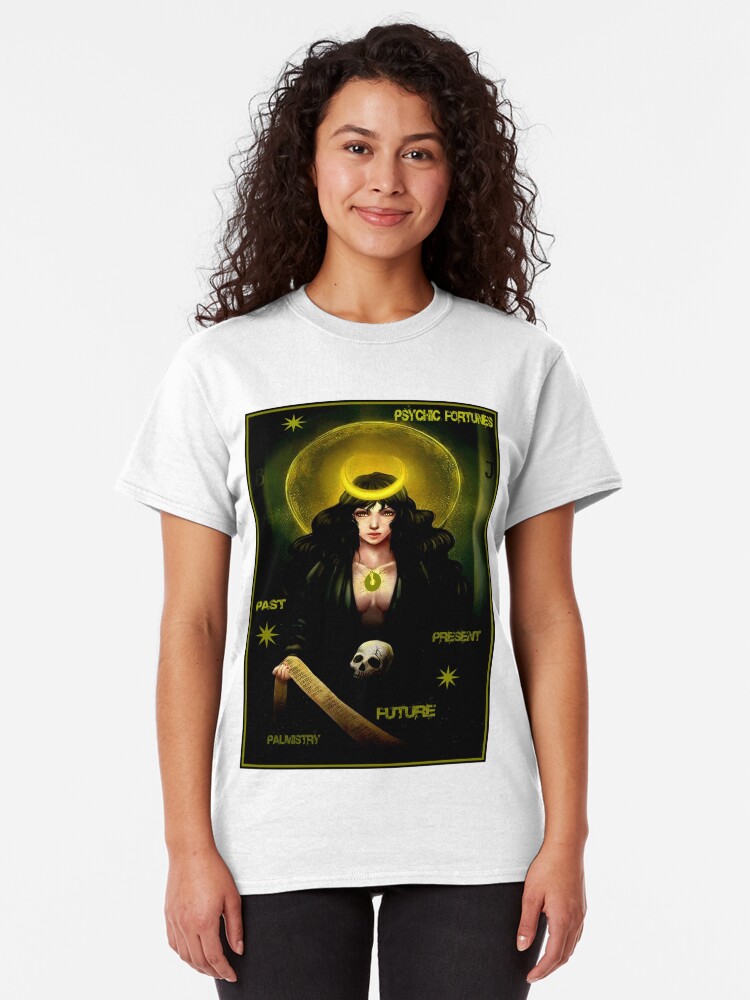 Alternate view of PSYCHIC FORTUNES: Vintage Fortune Teller Print Classic T-Shirt