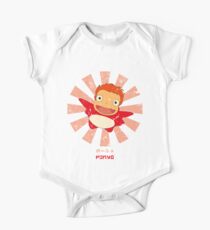 Body de manga corta para bebé Ponyo Retro Japonés