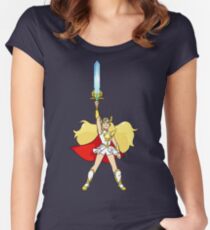She-Ra: Princess of Power Women's Fitted Scoop T-Shirt