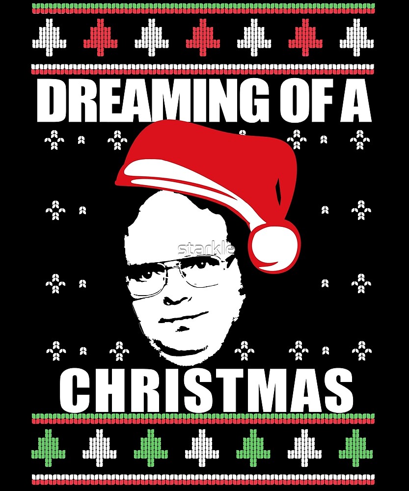"I'M DREAMING OF A DWIGHT CHRISTMAS Ugly Xmas Sweater Design Meme The