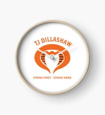 TJ Dillashaw Snake Strike First Strike Hard Merch Clock