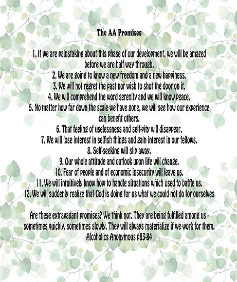 12-step-promises-aa-big-book-poster-by-delights-redbubble