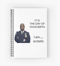 Cuaderno de espiral Capitán Holt Birthday B99