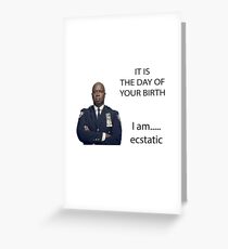 Captain Holt Birthday B99 Greeting Card