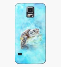 Meeresschildkröte-Aquarellkunst von George Dyachenko Hülle & Klebefolie für Samsung Galaxy