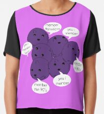 Memberberries Remember/ Blush Pink Chiffon Top