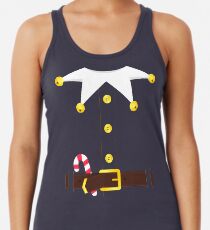 Green Elf Costume Racerback Tank Top