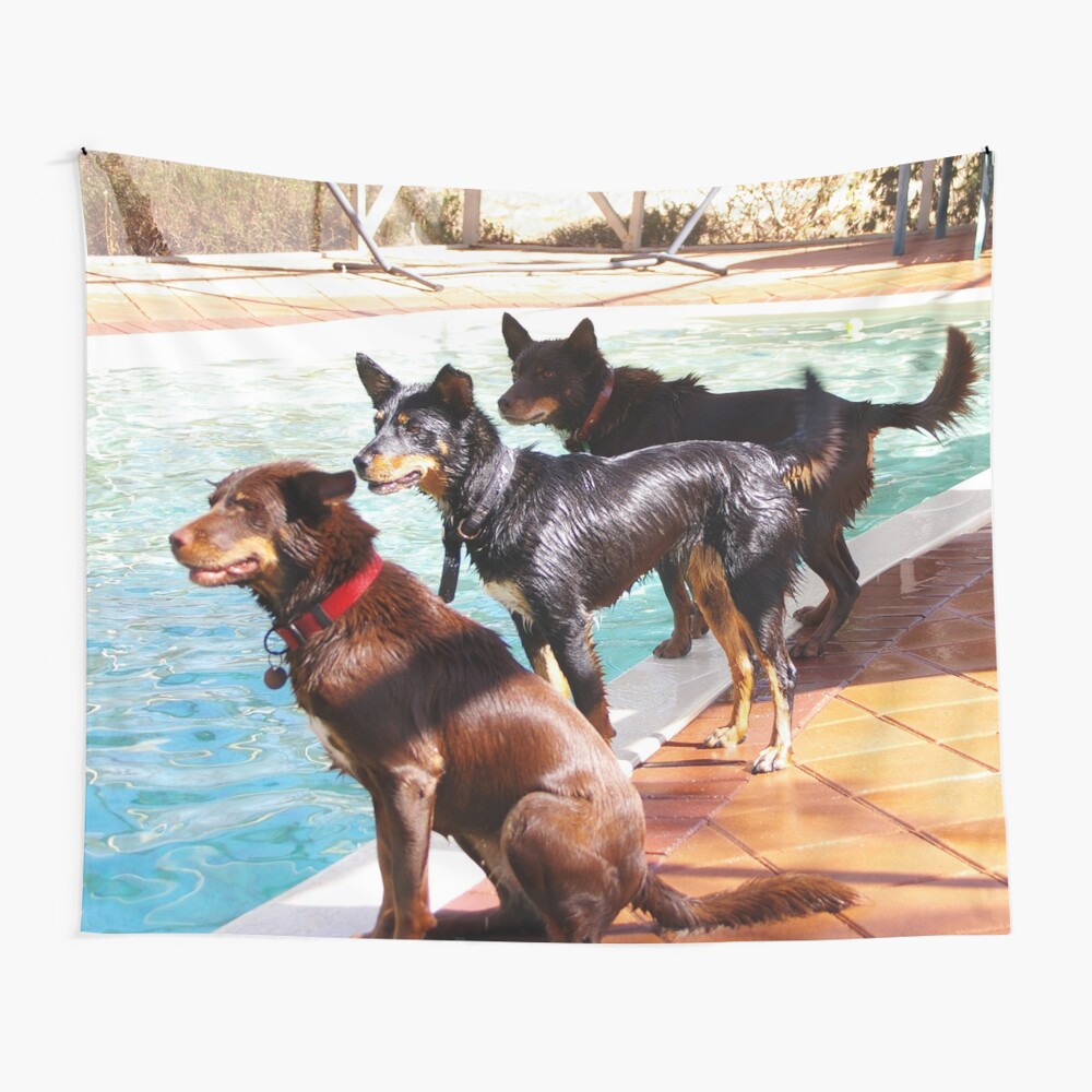Kelpie Team Wall Tapestry
