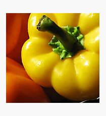 yellow pepper Photographic Print