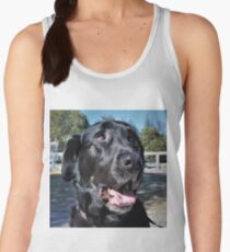 Max the black Labrador Women's Tank Top