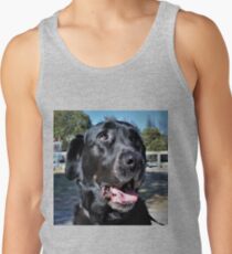 Max the black Labrador Men's Tank Top