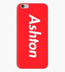 Hello My Name Is Ashton Name Tag iPhone Case