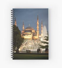 The blue mosque Spiral Notebook
