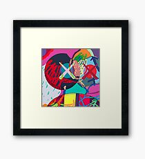 Lámina enmarcada KAWS arte