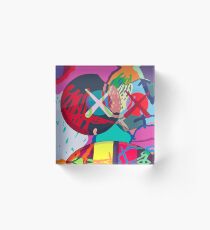 KAWS art Acrylic Block